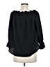 Unbranded 100% Polyester Black 3/4 Sleeve Blouse Size M - photo 2