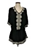 Stella & Dot 100% Viscose Black 3/4 Sleeve Blouse Size XS - photo 1