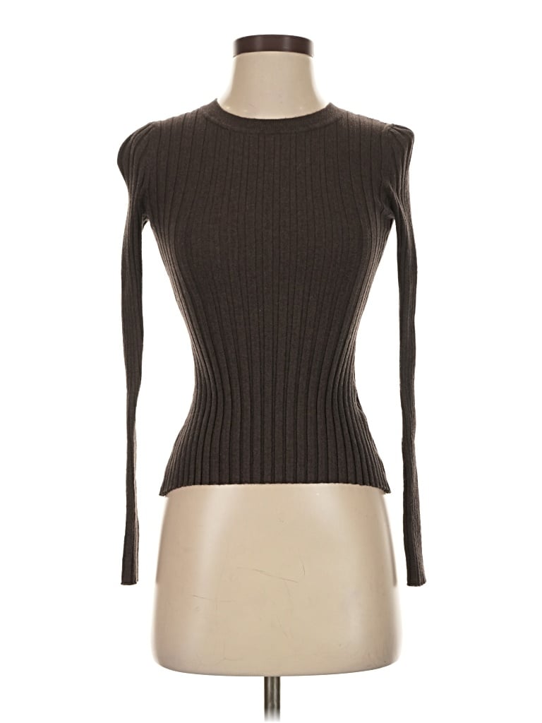 Pre-owned Quince Turtleneck Sweater In Brown
