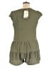Lily Rose Green Sleeveless Button-Down Shirt Size XL - photo 2
