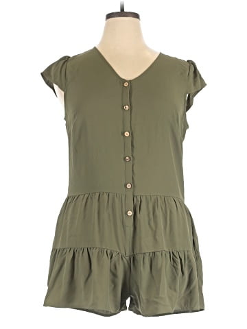 Lily Rose Sleeveless Button-Down Shirt (view 1)