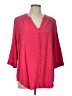 Torrid 100% Rayon Red 3/4 Sleeve Blouse Size Lg Plus (0) - photo 1
