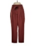 New Look Burgundy Casual Pants Size 4 - photo 1