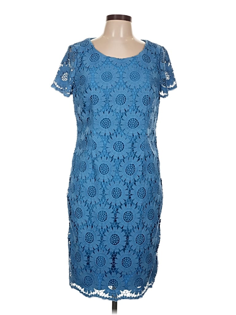 Pre-owned Talbots Cocktail Dress In Blue
