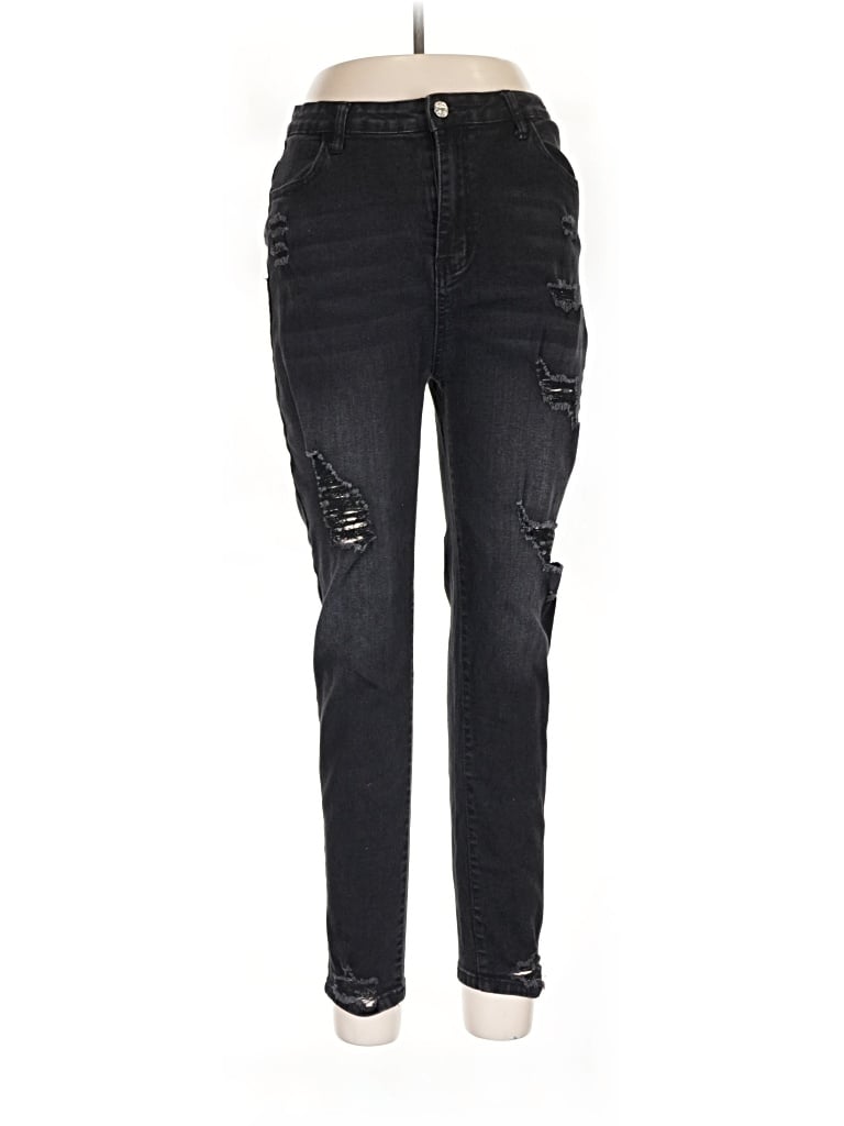 Pre-owned Shein Jeans In Black