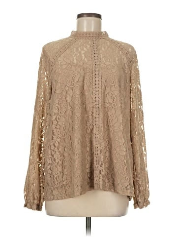 Cable & Gauge Long Sleeve Blouse (view 1)