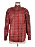 Carroll Reed Plaid Red Long Sleeve Button-Down Shirt Size M - photo 1