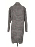 Sans Souci 100% Polyester Houndstooth Gray Coat Size S - photo 2