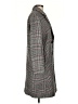 Sans Souci 100% Polyester Houndstooth Gray Coat Size S - photo 4