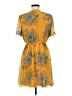 Madewell 100% Polyester Tropical Yellow Casual Dress Size 6 - photo 2