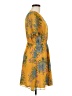 Madewell 100% Polyester Tropical Yellow Casual Dress Size 6 - photo 4