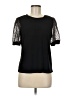 CeCe Black Short Sleeve Top Size M - photo 1