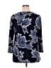 JM Collection Blue 3/4 Sleeve Blouse Size XL - photo 2