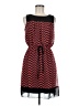En Focus Studio 100% Polyester Chevron-herringbone Red Casual Dress Size 6 - photo 1