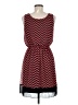 En Focus Studio 100% Polyester Chevron-herringbone Red Casual Dress Size 6 - photo 2