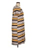 Torrid Stripes Yellow Casual Dress Size 1X Plus (1) - photo 4