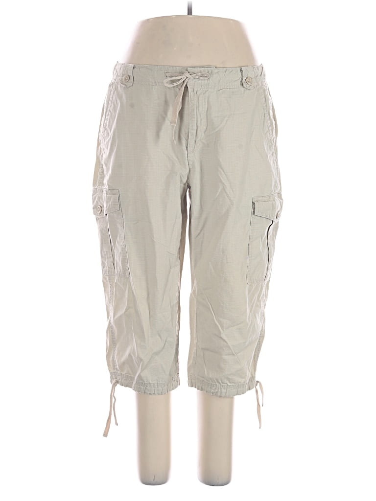 Pre-owned St. John's Bay Cargo Pants In Gray