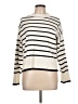 Assorted Brands Stripes Ivory Turtleneck Sweater Size Lg - photo 1