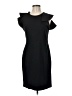 Lands' End Solid Black Cocktail Dress Size 6 - photo 1