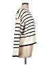 Assorted Brands Stripes Ivory Turtleneck Sweater Size Lg - photo 4