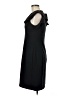 Lands' End Solid Black Cocktail Dress Size 6 - photo 5