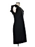 Lands' End Solid Black Cocktail Dress Size 6 - photo 4