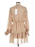 SNDYS. 100% Polyester Tan 3/4 Sleeve Blouse Size 6 - photo 2