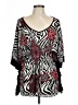 rue21 100% Polyester Black 3/4 Sleeve Blouse Size L - photo 1