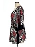 rue21 100% Polyester Black 3/4 Sleeve Blouse Size L - photo 5