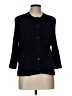 Ann Taylor Solid Black Cardigan Size L (estimated) - photo 1
