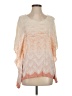 Nurture 100% Rayon Orange 3/4 Sleeve Blouse Size S - photo 1