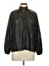 Zara Stars Black Long Sleeve Blouse Size XS - photo 1