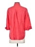 Chico's 100% Linen Red 3/4 Sleeve Button-Down Shirt Size Sm (0) - photo 2
