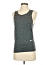 Nike 100% Polyester Gray Active Tank Size XS - photo 1