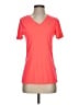 Adidas 100% Polyester Orange Active T-Shirt Size S - photo 1