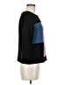 W by Worth Color Block Black 3/4 Sleeve Top Size 8 - photo 4