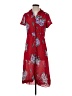 Unbranded Floral Red Casual Dress Size S (estimated) - photo 1