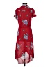 Unbranded Floral Red Casual Dress Size S (estimated) - photo 2