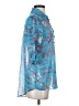 Rory Beca 100% Polyester Floral Blue 3/4 Sleeve Blouse Size S - photo 4