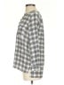 Joie 100% Polyester Checkered-gingham Gray 3/4 Sleeve Blouse Size XS - photo 5