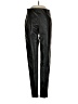 Topshop Metallic Black Track Pants Size 4 - photo 1
