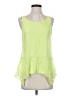 Express 100% Silk Green Sleeveless Silk Top Size S - photo 1