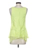 Express 100% Silk Green Sleeveless Silk Top Size S - photo 2