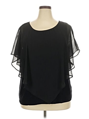 I.N. Studio Short Sleeve Blouse (view 1)