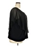 I.N. Studio 100% Polyester Black Short Sleeve Blouse Size 2X - photo 4