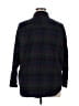 Old Navy 100% Cotton Plaid Black Long Sleeve Button-Down Shirt Size XL - photo 2