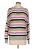 Andree by UNIT 100% Acrylic Stripes Purple Pullover Sweater Size L - photo 1