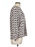 NY Collection Chevron-herringbone Ivory Long Sleeve Blouse Size L - photo 4