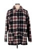 Sabrina Lauren 100% Polyester Plaid Gray Coat Size XL - photo 1