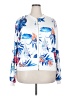 Unbranded Print White Ivory Track Jacket Size 2X - photo 1